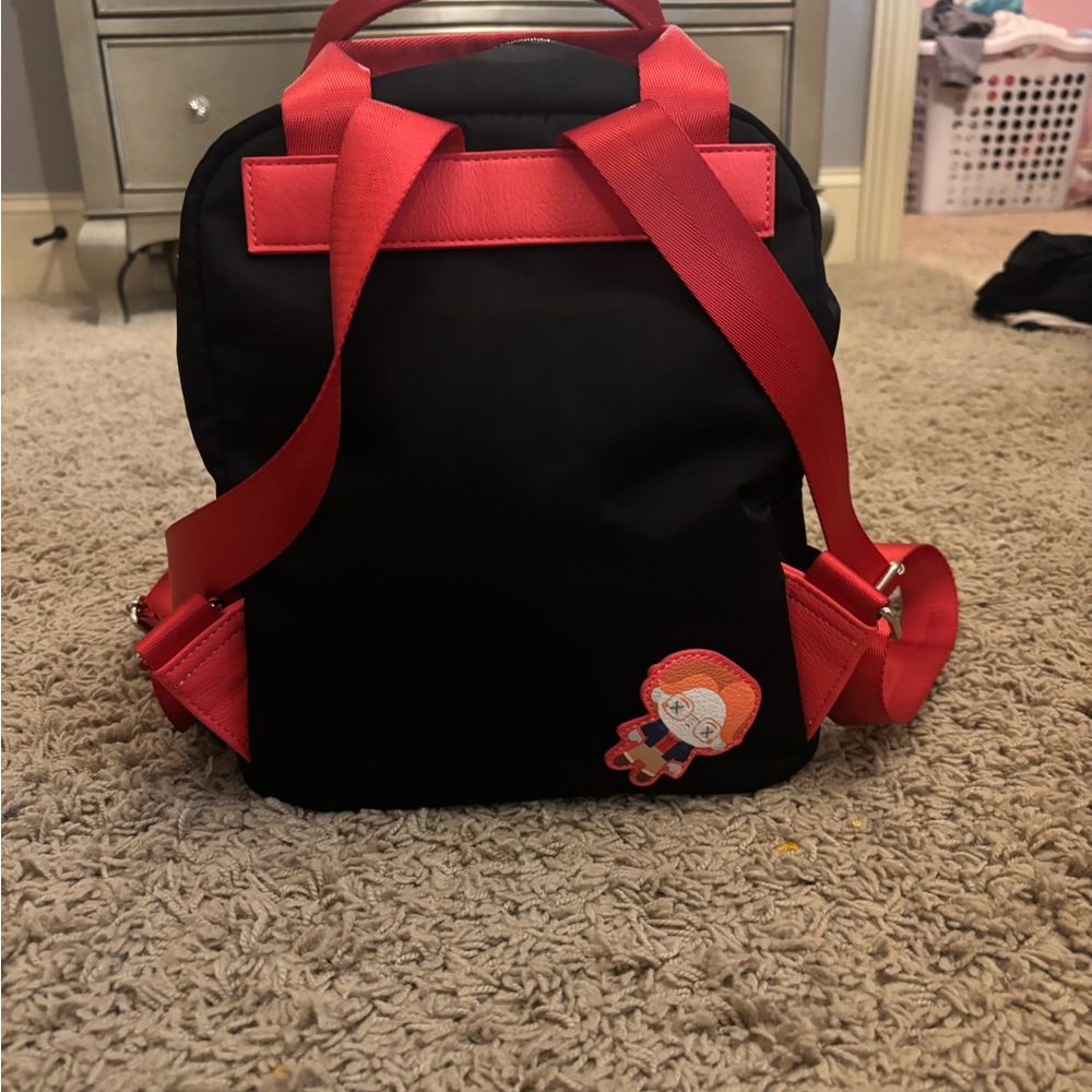 Stranger Things Black And Red Backpack - image 3